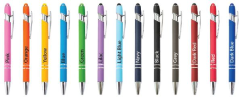 Individual - Soft touch metal pens